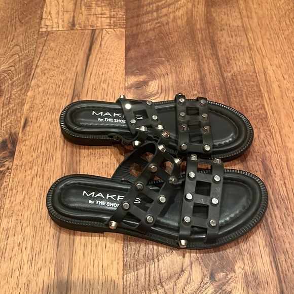 Makris Woman’s Black Sandals Size 36 - Picture 3 of 7
